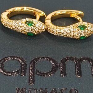 APM Monaco Kaa Circle Earrings - Gold